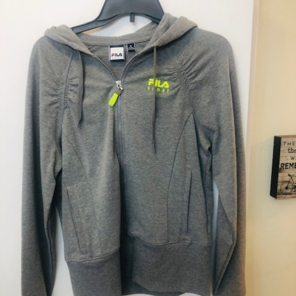 EUC Fila Full Zip Hoodie--Size medium